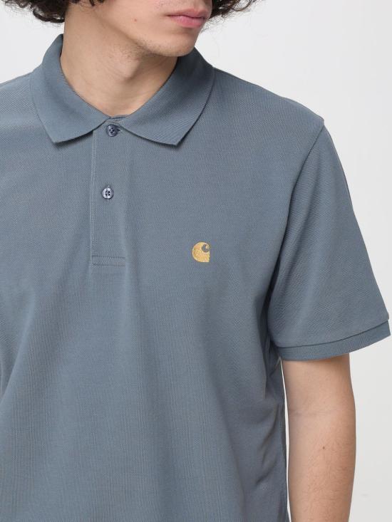 26SS 칼하트 WIP 폴로 티셔츠 I023807 3LPXX Blue - CARHARTT WIP