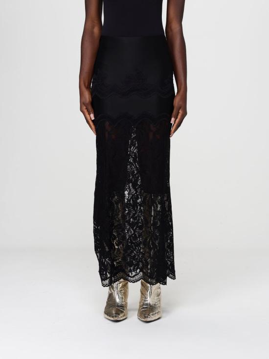 26SS 파코라반 롱 스커트 26PJJU021PA0170 P001 Black