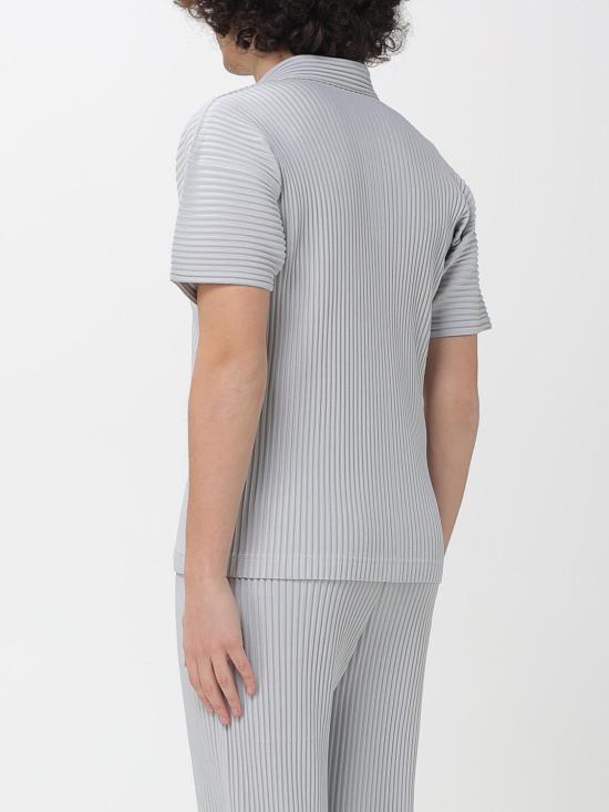 26SS 옴므 플리세 이세이 미야케 폴로 티셔츠 HP66JM530 11 Grey - HOMME PLISSE' ISSEY MIYAKE