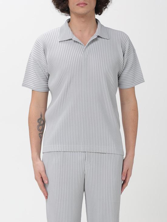 26SS 옴므 플리세 이세이 미야케 폴로 티셔츠 HP66JM530 11 Grey