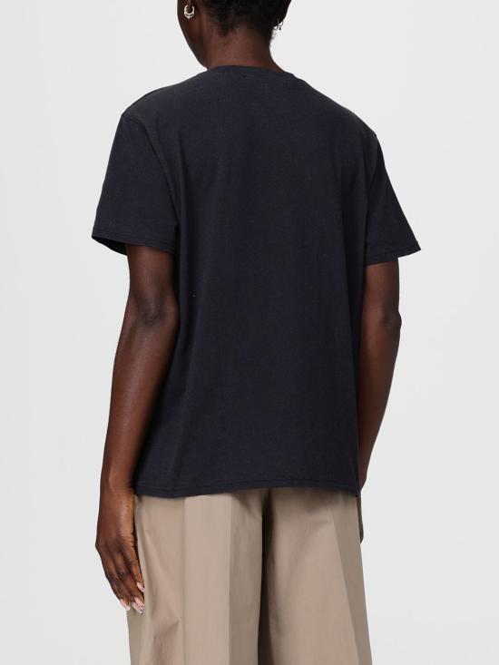 26SS 아워레가시 클래식 티셔츠 폴른 엔젤 프린트 W2266CF Black - OUR LEGACY