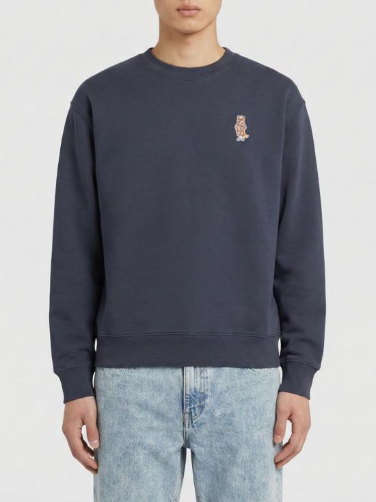 26SS 메종키츠네 긴팔 티셔츠 QM00309KM0341 0422 Blue