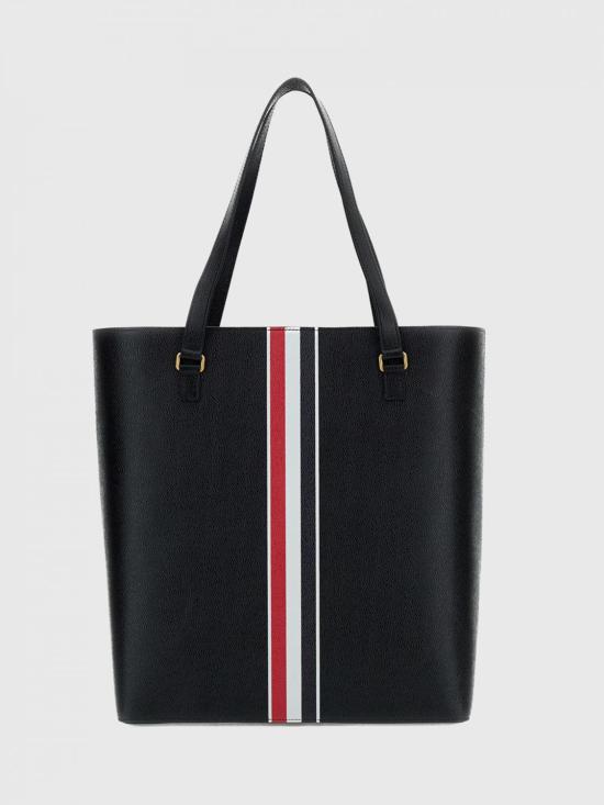 26SS 톰브라운 그레인 헥터 미디움 툴 토트 UAG250A00198 001 Black - THOM BROWNE