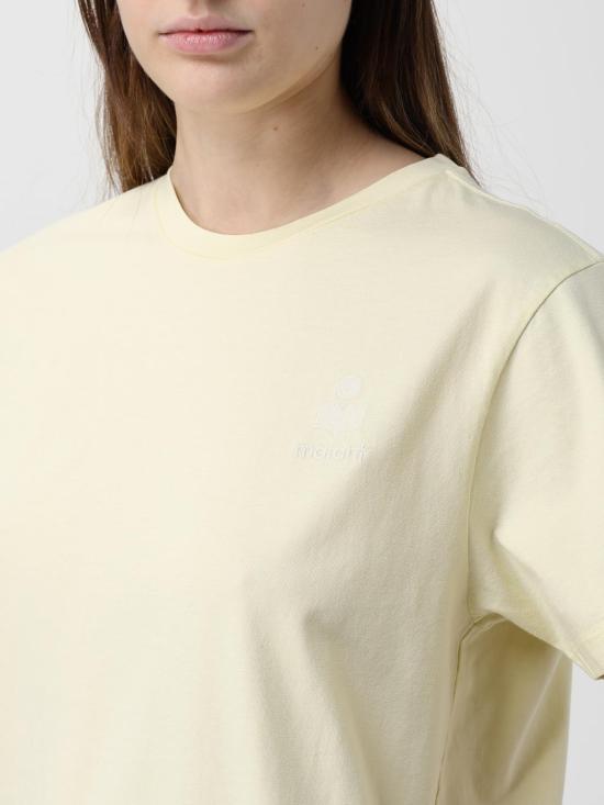 26SS 이자벨마랑에뚜왈 반팔 티셔츠 TS0070FAA1N98E BTEC Yellow - ISABEL MARANT ETOILE