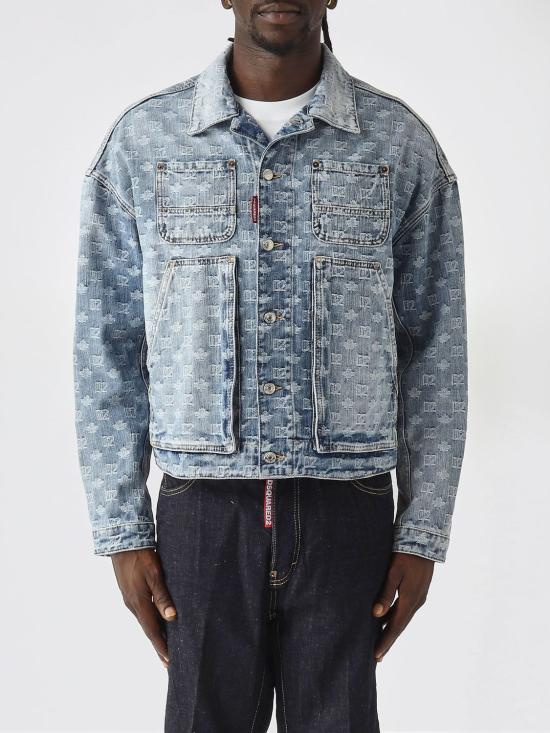 26SS 디스퀘어드2 자켓 S74AM1687D30023 470 Denim