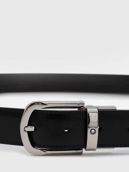 26SS 몽블랑 가죽 벨트 MB111080 Black - MONTBLANC