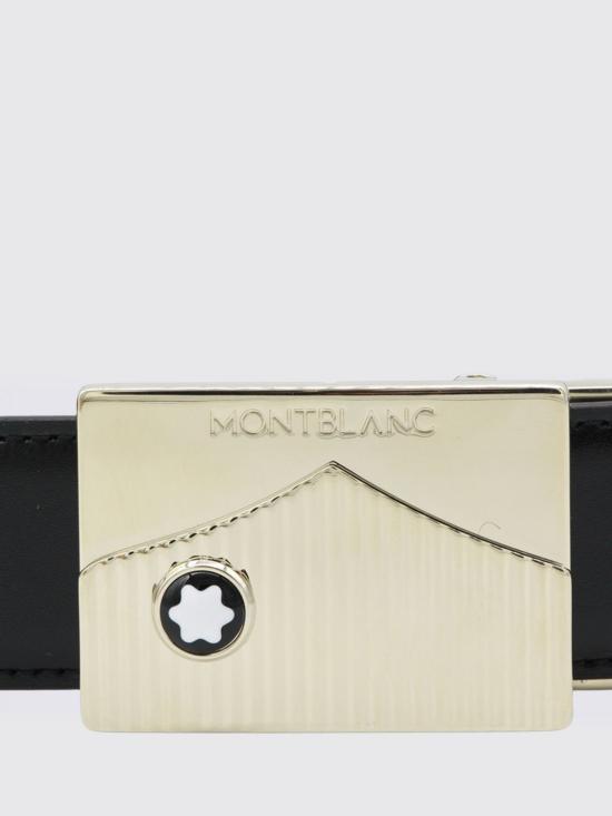 26SS 몽블랑 가죽 벨트 199095 Black - MONTBLANC