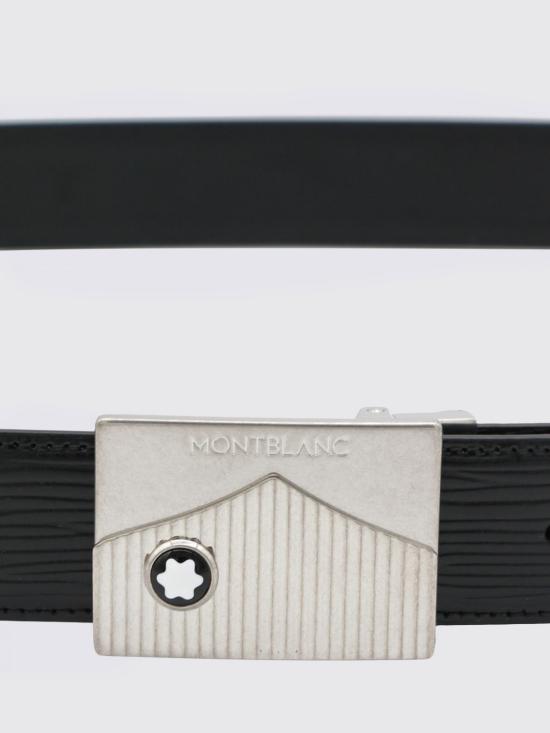 26SS 몽블랑 가죽 벨트 199092 Black - MONTBLANC