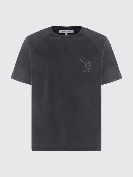 26SS 메종키츠네 반팔 티셔츠 QM00103KJ7036 0519 Black - MAISON KITSUNE