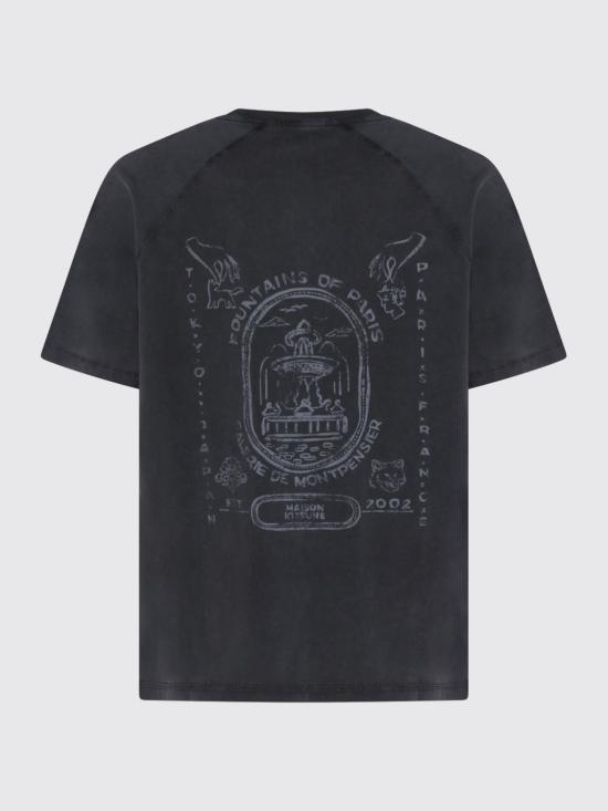 26SS 메종키츠네 반팔 티셔츠 QM00103KJ7036 0519 Black - MAISON KITSUNE