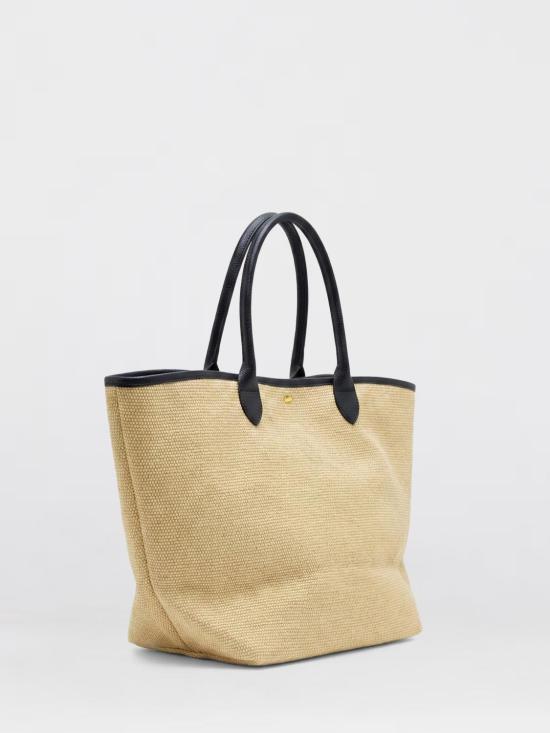 26SS 롱샴 르 플리아쥬 컬렉션 L 바스킷백 10308HGK 001 Black - LONGCHAMP