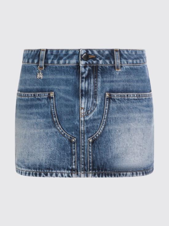 26SS 아미리 데님 스커트 AWBMSK1018 919 Blue - AMIRI