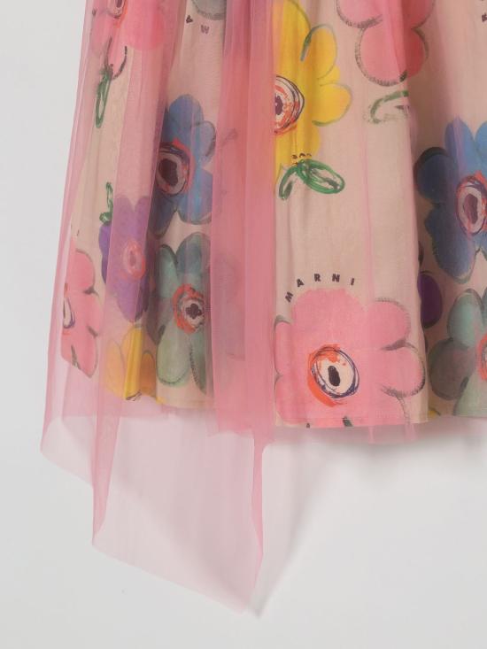 26SS [키즈] 마르니 원피스 M01744M00W7 0M115 Pink - MARNI