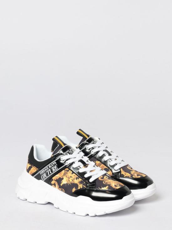 26SS 베르사체 스니커즈 80YA3SC2ZSD96 G89 Black - VERSACE