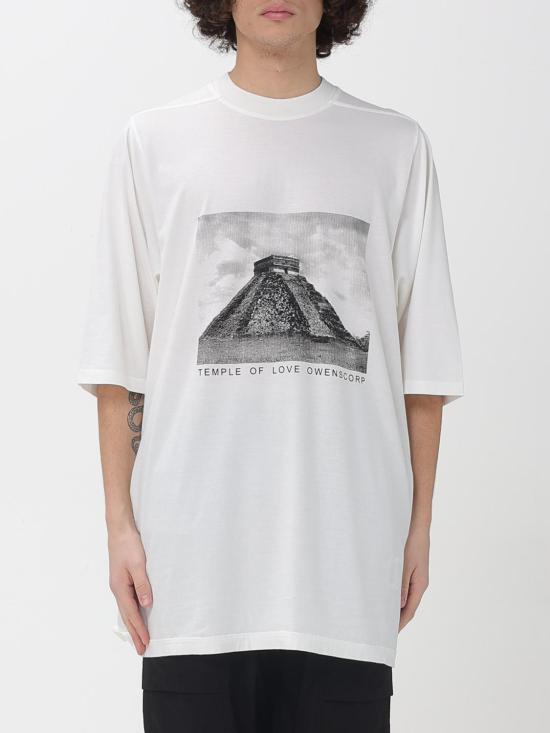 26SS 다크쉐도우 반팔 티셔츠 DU01F4274RNEP2 1109 Milk