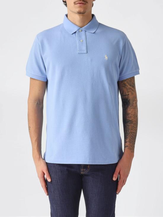 26SS 폴로 랄프로렌 폴로 티셔츠 710680784 522 Sky Blue