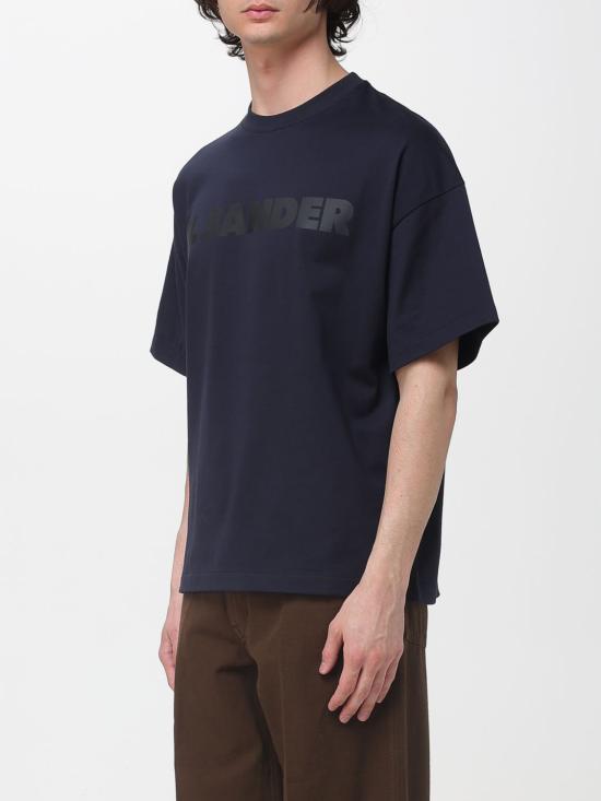 26SS 질샌더 반팔 티셔츠 J22GC0221J20349 402 Blue - JIL SANDER