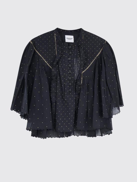 26SS 이자벨마랑에뚜왈 블라우스 HT0806FAD1J03E 01BK Black - ISABEL MARANT ETOILE