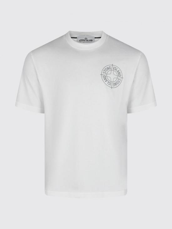 26SS 스톤 아일랜드 반팔 티셔츠 L1S152100001 V0093 White - STONE ISLAND