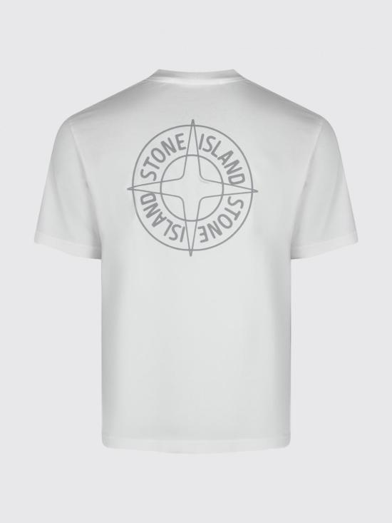 26SS 스톤 아일랜드 반팔 티셔츠 L1S152100001 V0093 White - STONE ISLAND