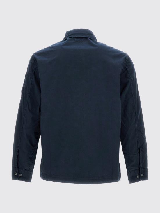 26SS 씨피 컴퍼니 오가닉 개버딘 지퍼 렌즈 오버셔츠 20CMOS156A110143G 888 Blue - C.P. COMPANY