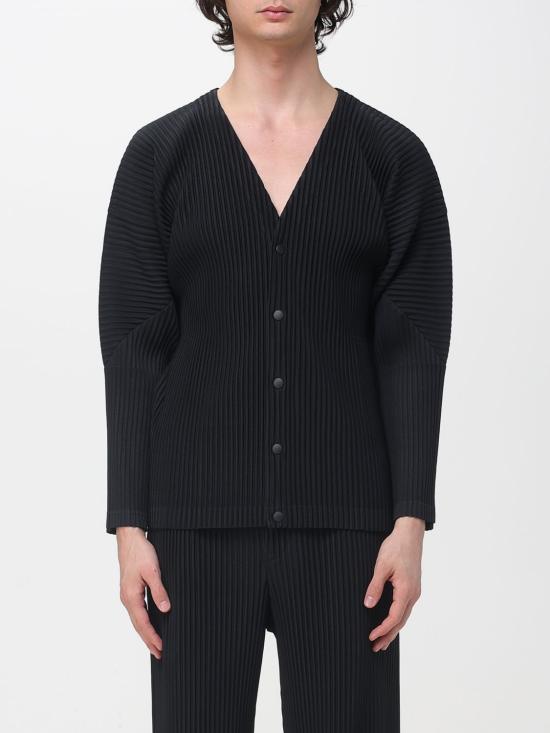 26SS 옴므 플리세 이세이 미야케 스웨터 HP66JL541 15 Black