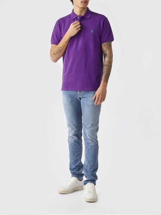 26SS 폴로 랄프로렌 폴로 티셔츠 710536856 507 Violet - POLO RALPH LAUREN