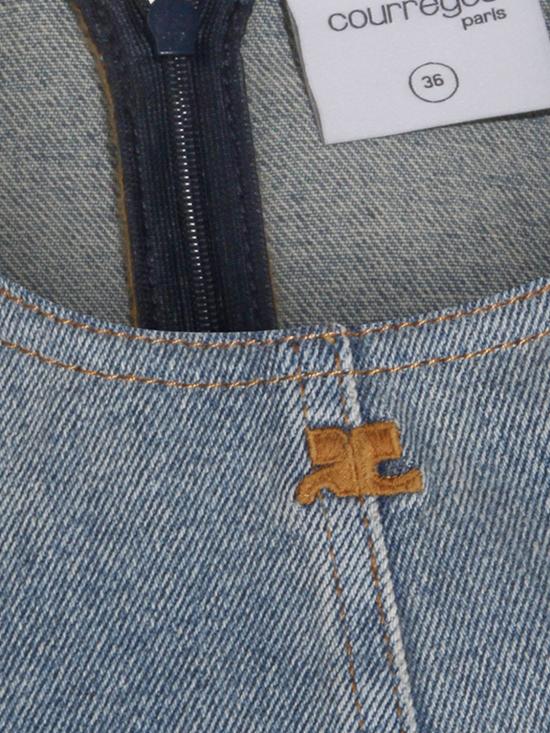 26SS 쿠레쥬 롱 원피스 126DRO791DE0058 7055 Denim - COURREGES