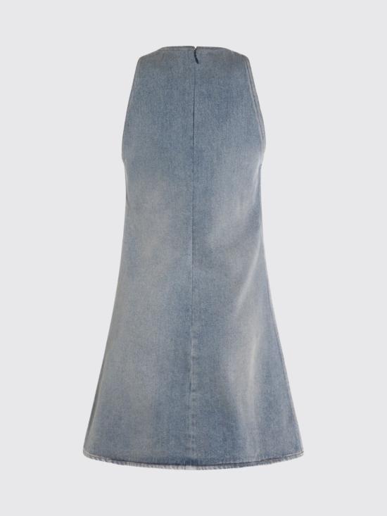 26SS 쿠레쥬 롱 원피스 126DRO791DE0058 7055 Denim - COURREGES