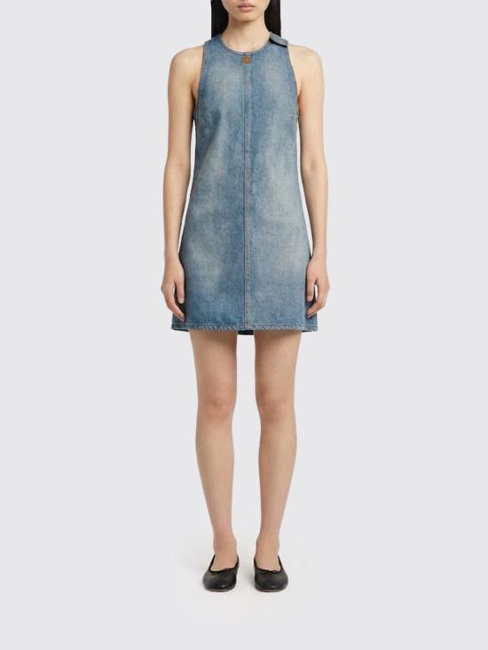 26SS 쿠레쥬 롱 원피스 126DRO791DE0058 7055 Denim