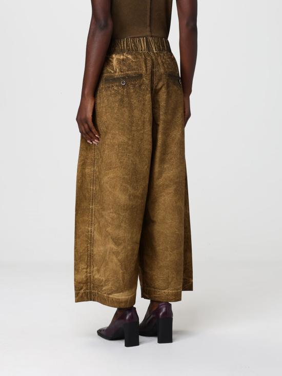 26SS 우마 왕 팔라초 팬츠 UP3021 UW240 Yellow - UMA WANG