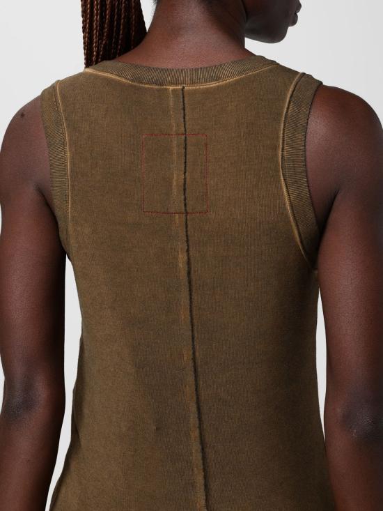 26SS 우마 왕 민소매 티셔츠 UP1030 UW240 Yellow - UMA WANG