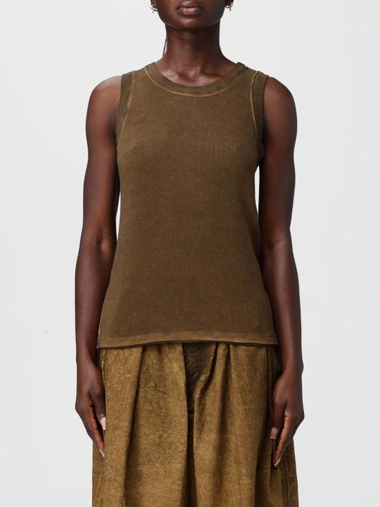 26SS 우마 왕 민소매 티셔츠 UP1030 UW240 Yellow