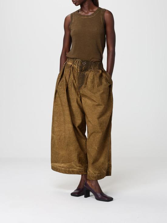 26SS 우마 왕 민소매 티셔츠 UP1030 UW240 Yellow - UMA WANG