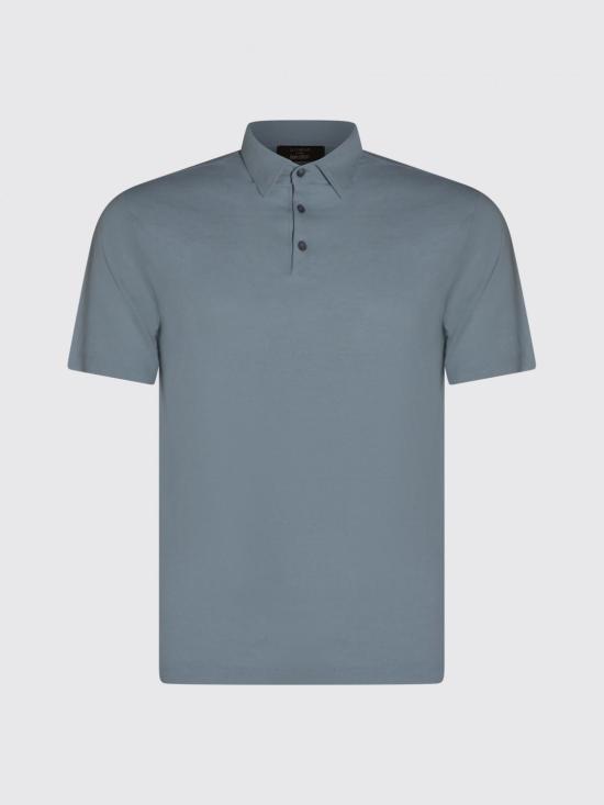 26SS 자노네 폴로 티셔츠 815159ZG380 Z4220 Blue 1 - ZANONE