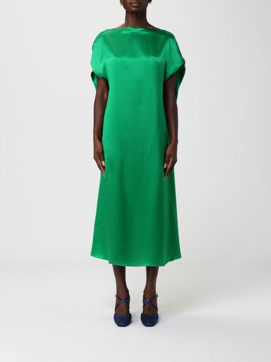 26SS 드리스 반 노튼 롱 원피스 2610110363024 604 Green