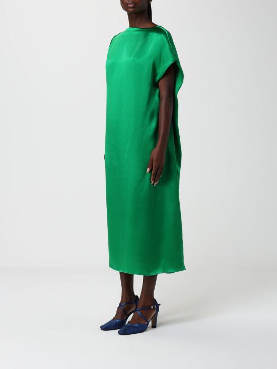 26SS 드리스 반 노튼 롱 원피스 2610110363024 604 Green - DRIES VAN NOTEN