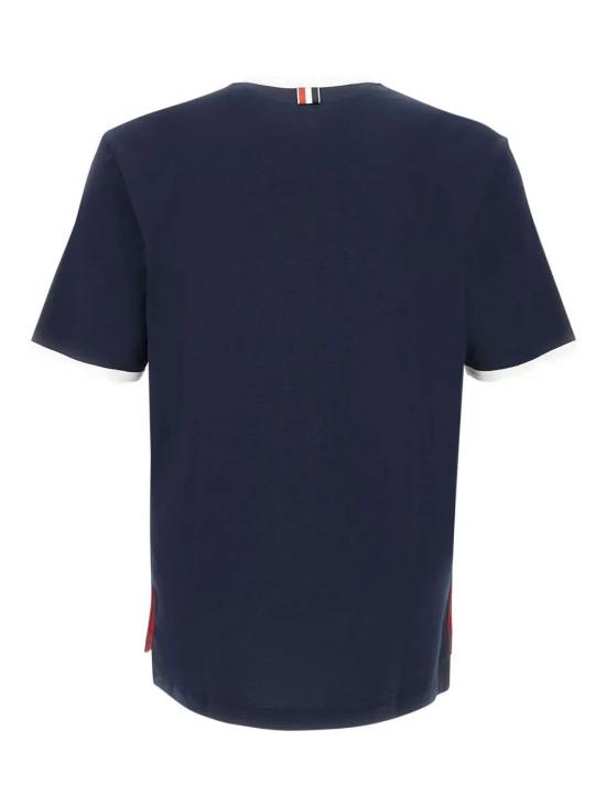 26SS 톰브라운 반팔 티셔츠 MJS083A00042415 NAVY DOM - THOM BROWNE