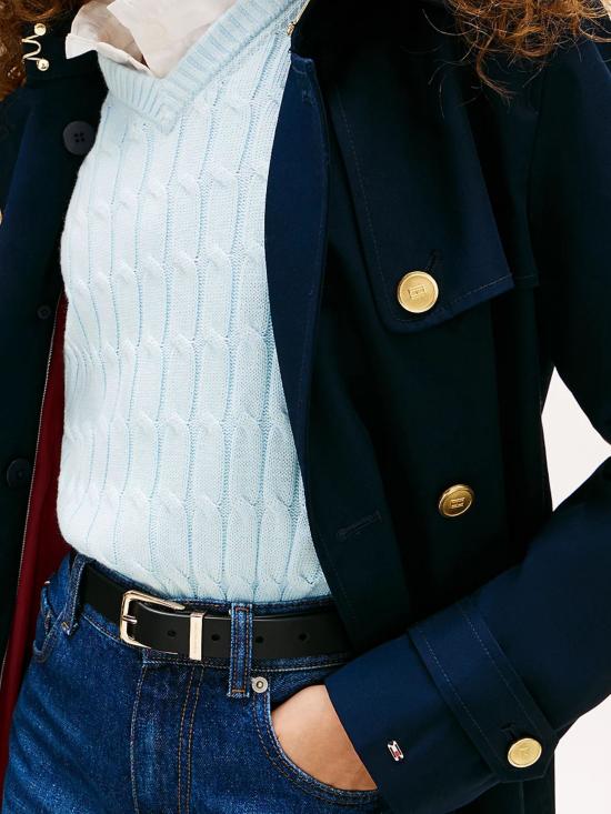 26SS 타미힐피거 코트 WW0WW48873 C1G Blue - TOMMY HILFIGER