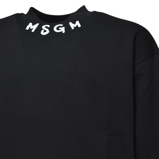 26SS 엠에스지엠 긴팔 티셔츠 3840MM103257000 99 Black - MSGM