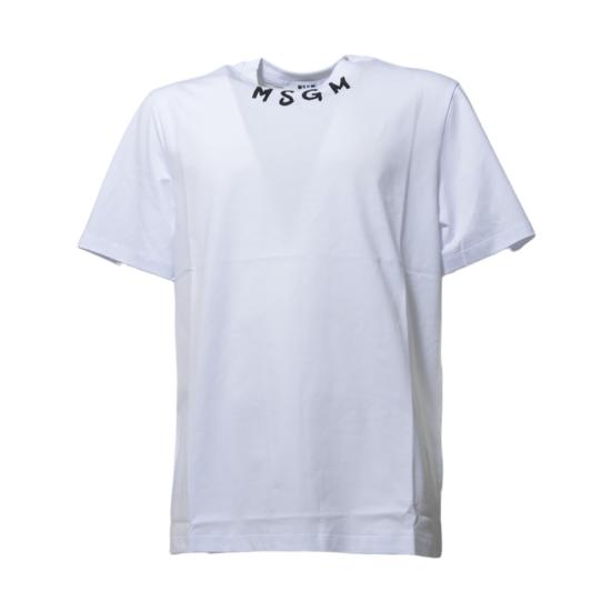 26SS 엠에스지엠 반팔 티셔츠 3840MM102257002 01 White