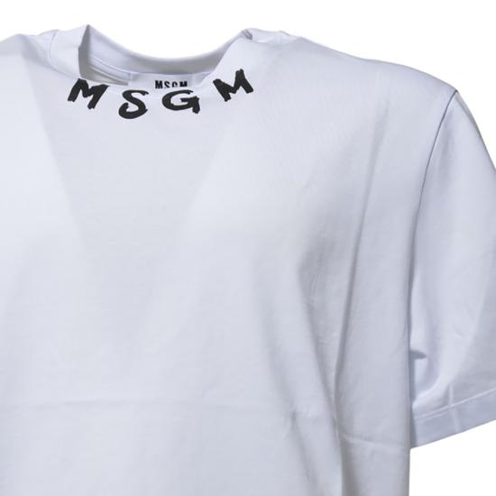 26SS 엠에스지엠 반팔 티셔츠 3840MM102257002 01 White - MSGM