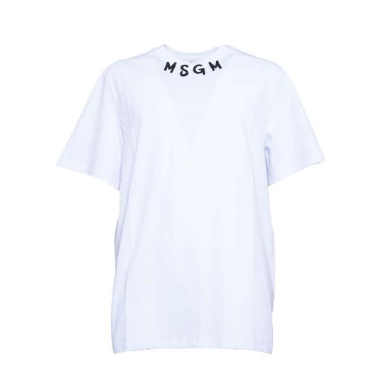26SS 엠에스지엠 반팔 티셔츠 3740MM102247798 01 White - MSGM