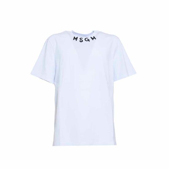 26SS 엠에스지엠 반팔 티셔츠 3540MM103237798 01 White - MSGM