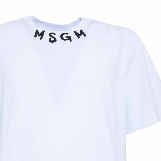 26SS 엠에스지엠 반팔 티셔츠 3540MM103237798 01 White - MSGM