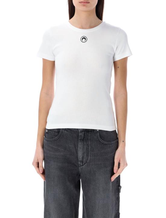 26SS 마린세르 반팔 티셔츠 WTT012ACJER0008 WH10 Bianco