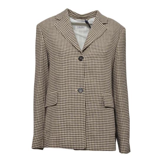 26SS 에스막스마라 수트 자켓 2619041093600 001 Brown