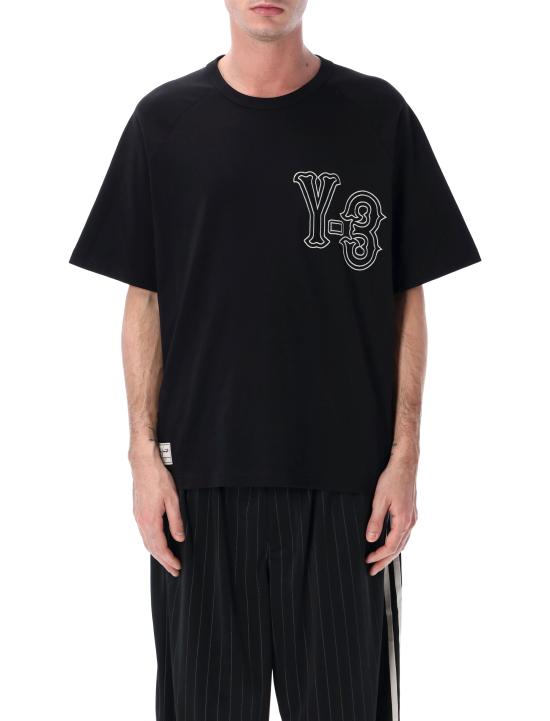 26SS 와이쓰리 반팔 티셔츠 KQ9307 BLK Nero