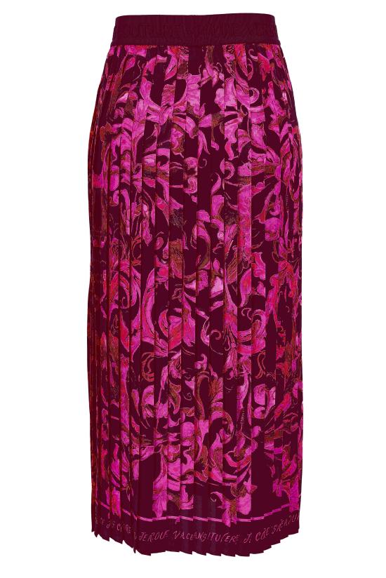 25FW 베르사체 숏 스커트 79HAE8P5 NS573317 PURPLE - VERSACE