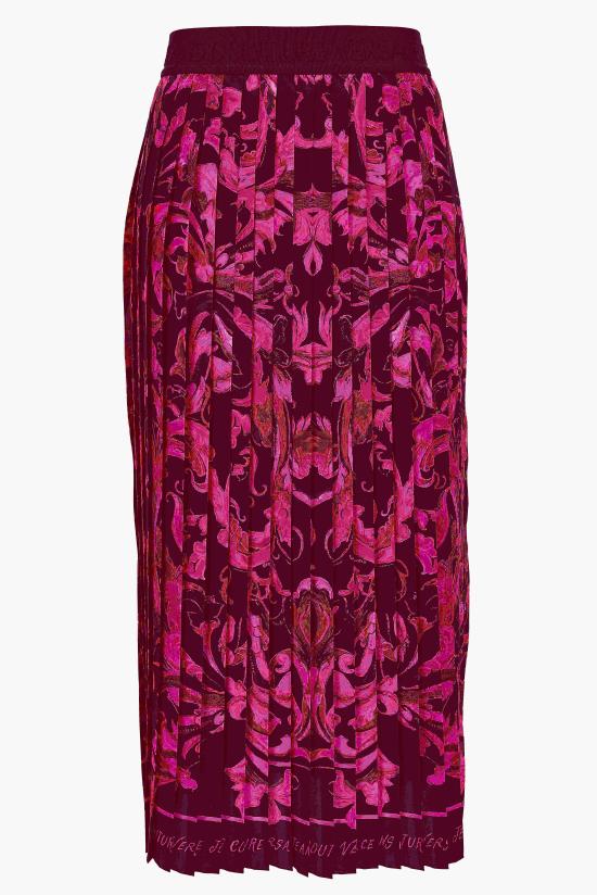 25FW 베르사체 숏 스커트 79HAE8P5 NS573317 PURPLE